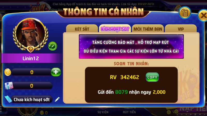 Cách bảo mật tài khoản Rikvip sau khi đăng nhập lần đầu